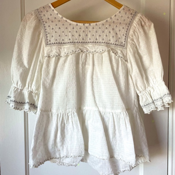 Velvet by Graham & Spencer XS cotton blouse - Picture 1 of 3